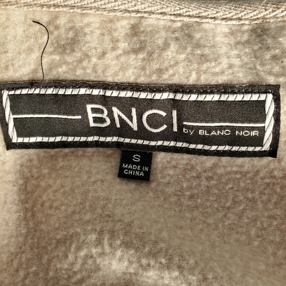 Blank Noir BNCI Zip up Ruffled sweatshirt Jacket sz S - Picture 6 of 9